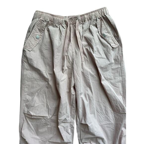 NWT ASOS Parachute Cargo Joggers Sz 2 Pink Utility Drawstring Pants - Picture 5 of 9